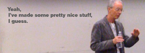 And, yeah, I did kind of start a highly influential and lucrative design collective back in the 80s, when the economy of the Netherlands was a shitpile. So there's that.