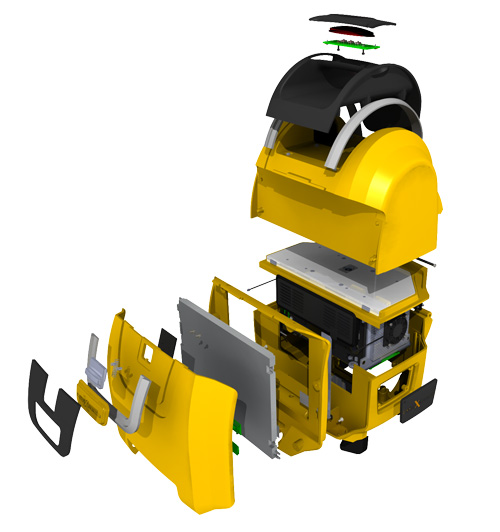 MobiLab X-50 exploded view